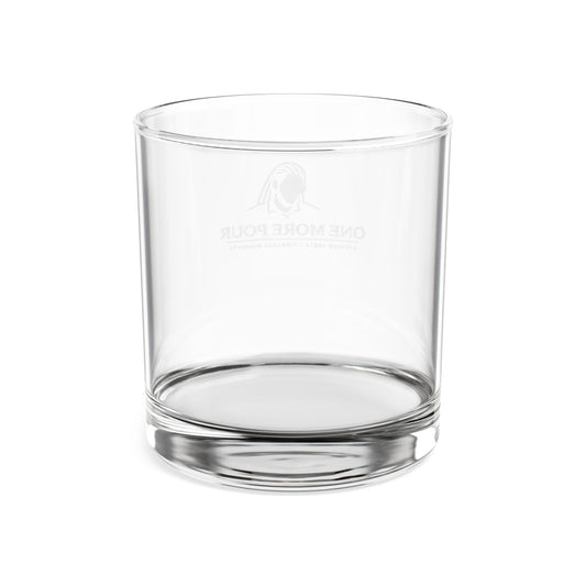 Engraved 'One More Pour' Whiskey Glass — 10.5 oz Rocks Glass