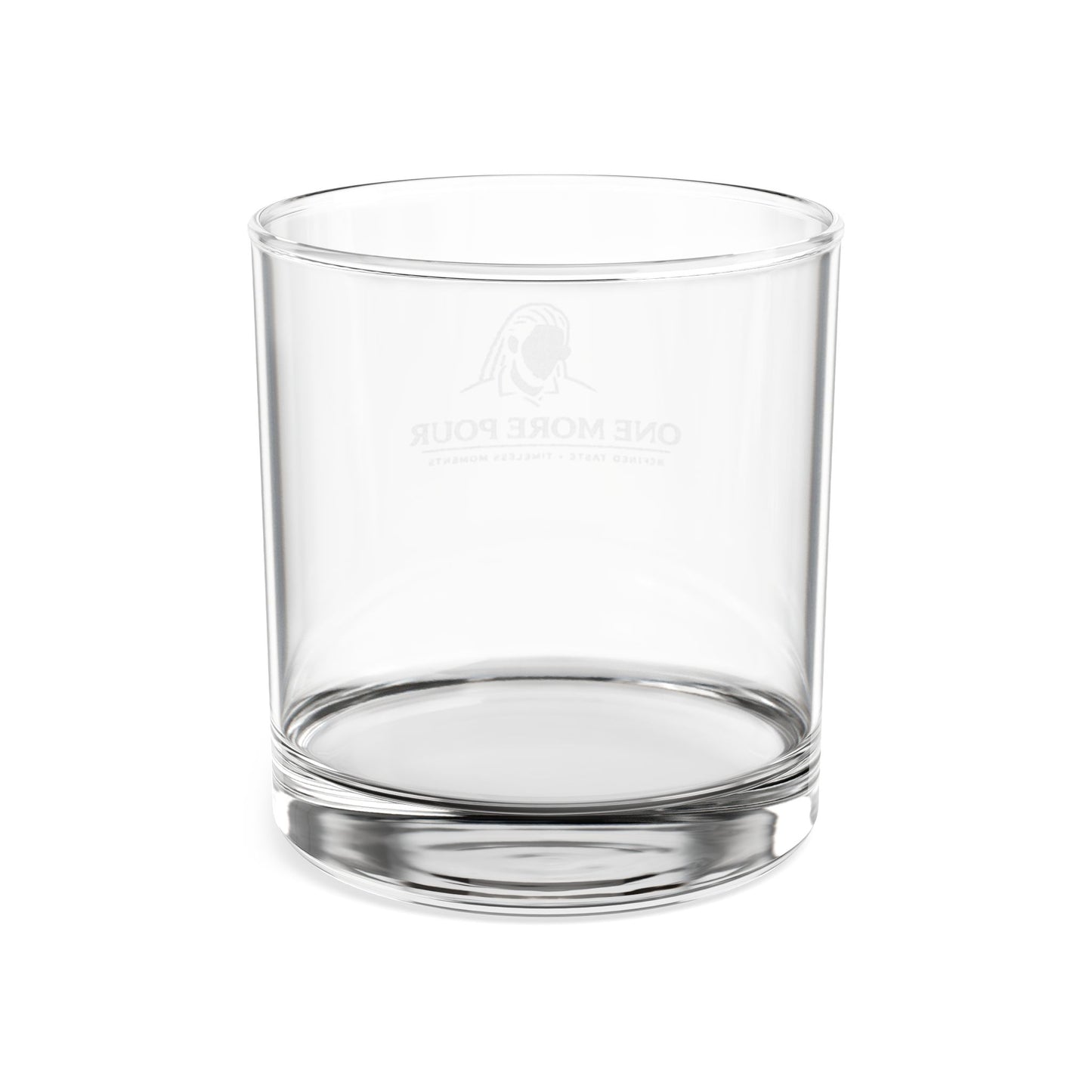 Engraved 'One More Pour' Whiskey Glass — 10.5 oz Rocks Glass