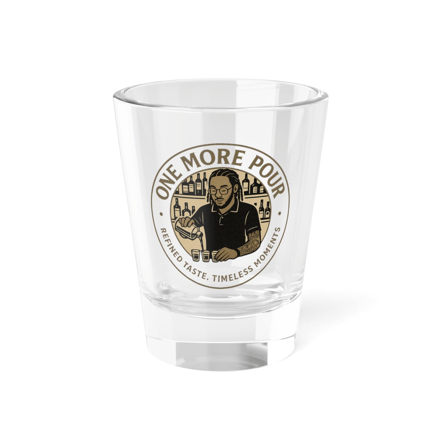 O.M.P. Logo Shot Glass 1.5oz