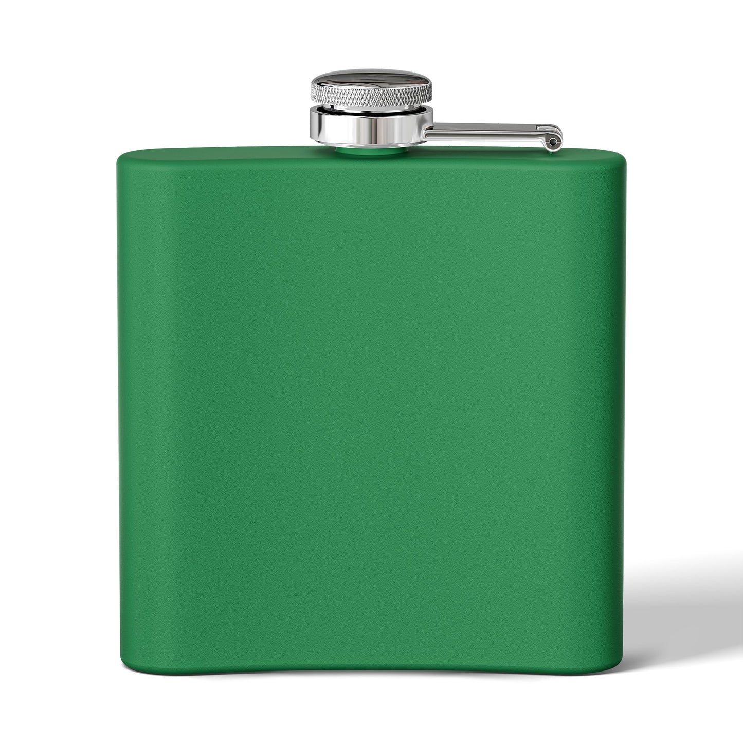 Flask - "One More Pour" Stainless Steel 6oz Hip Flask, Bartender-Inspired Gift